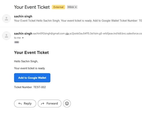 Add to Google Wallet