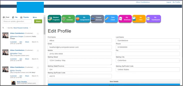 Astrea’s Experience Cloud Expertise Screenshot