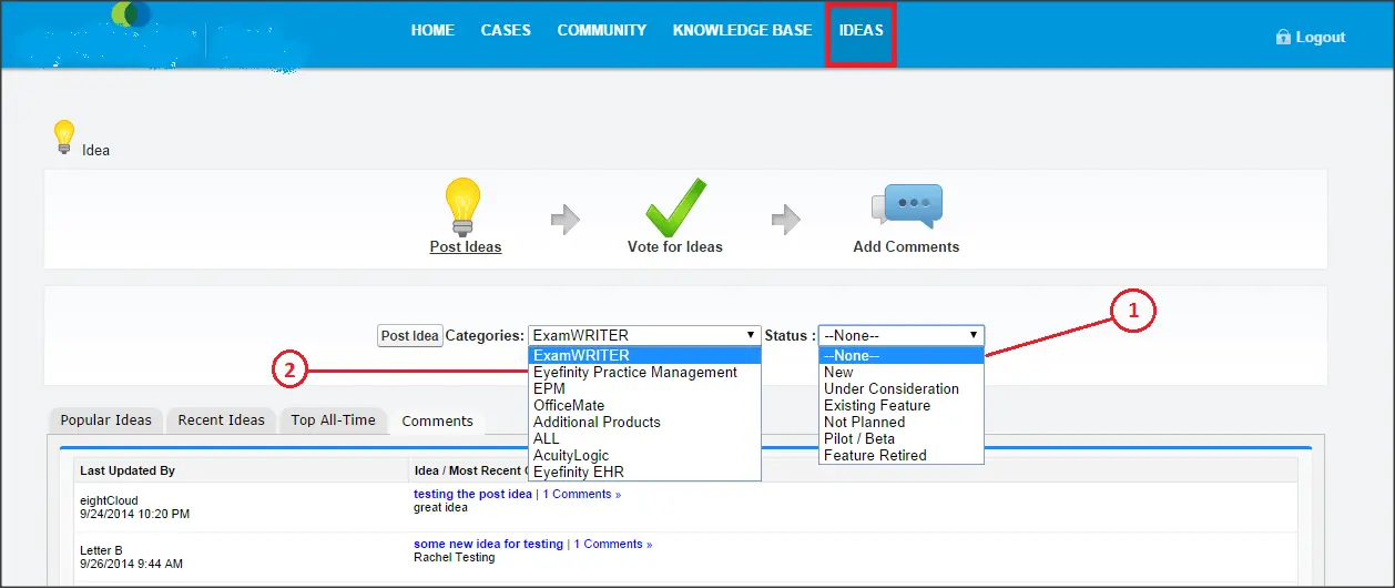 Astrea’s Experience Cloud Expertise Screenshot