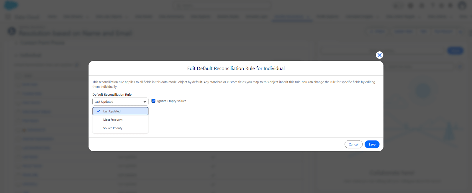 Configure Reconciliation