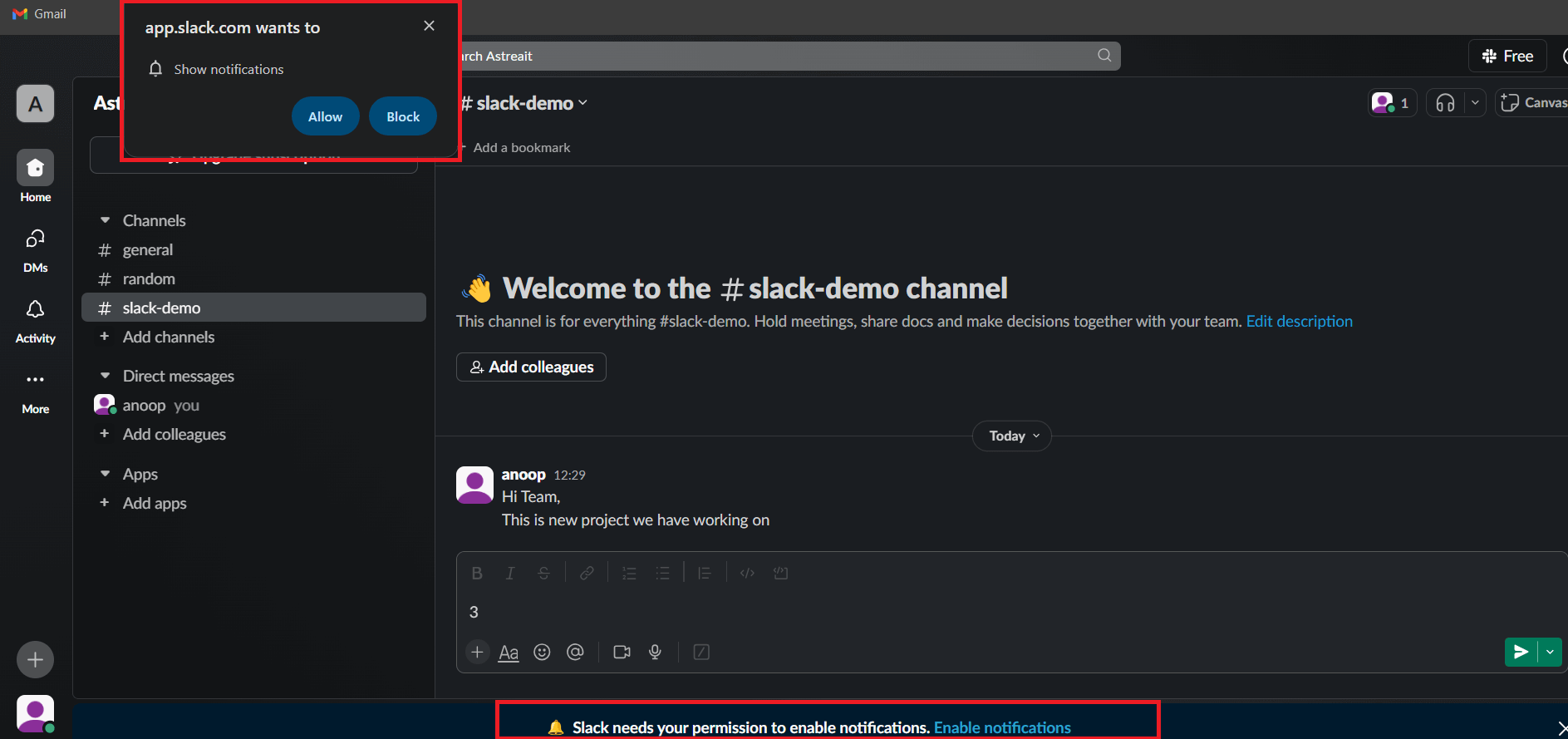 Customized Notifications in slack