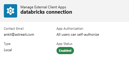 Databricks Connection