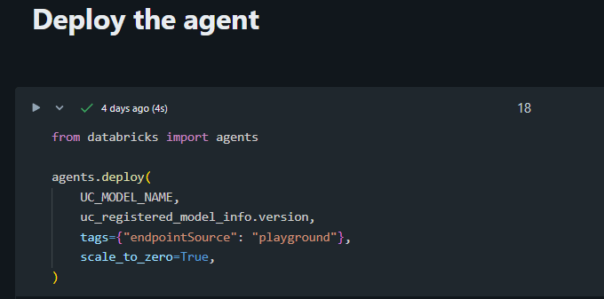 Deploy The Agent