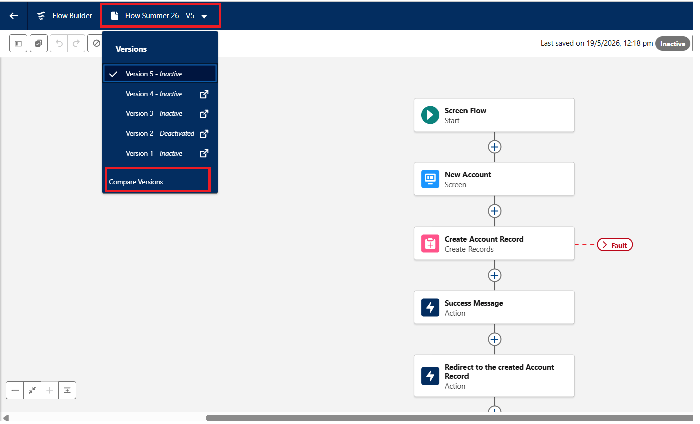 Identify Flow Version