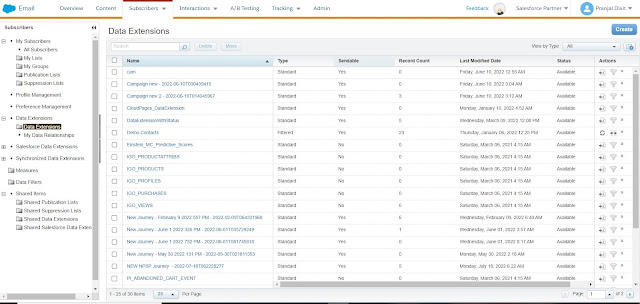  Salesforce Nonsendable data extensions