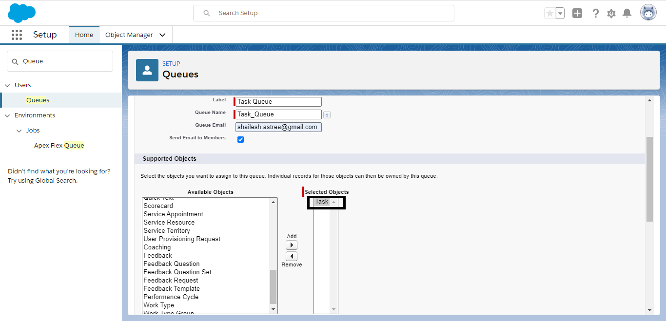 kom videre tempo dialekt How To Assign Task To A Queue In Salesforce | Task Assignment To Queue |  Astrea IT Services