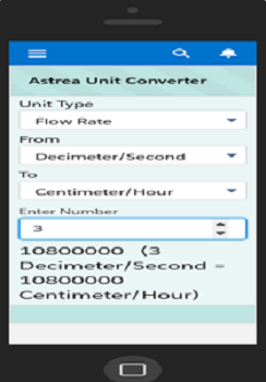 Astrea Unit Converter Salesforce Lightning Component