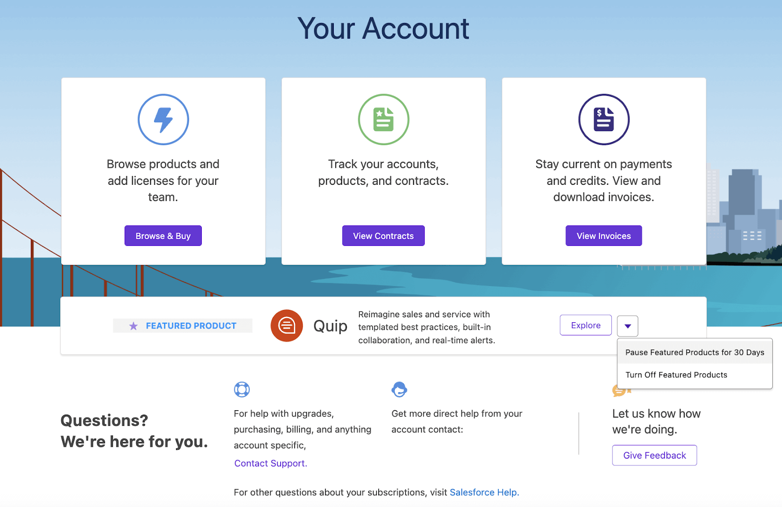 Your Account in Salesforce