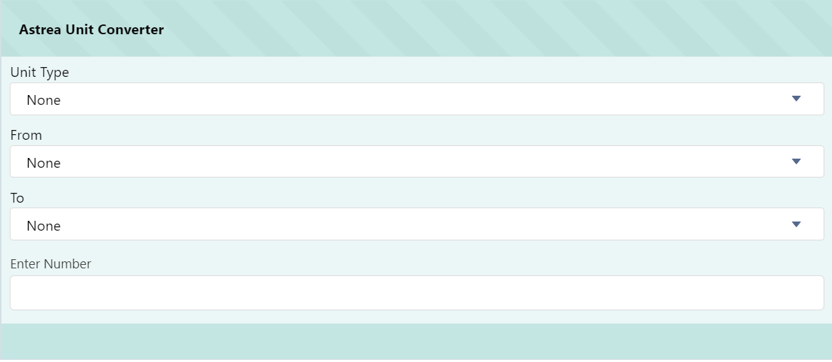 Astrea Unit Converter