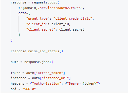client ID and secret